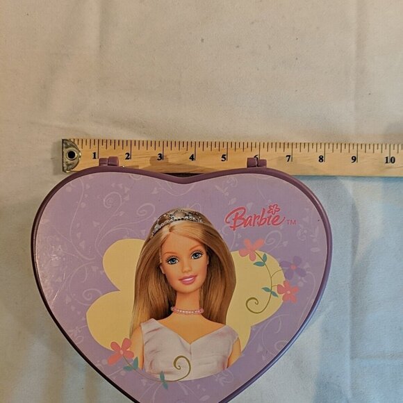 Barbie Gunther Mele Swan Lake Music Box Jewelry Heart Vintage Purple Dancing Dol - Picture 11 of 12